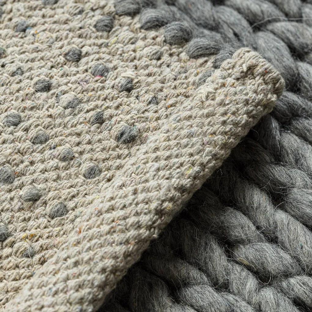 Dywany Łuszczów, Kusový koberec Tahar 99004G grey, 160x240, šedá, obývacia izba