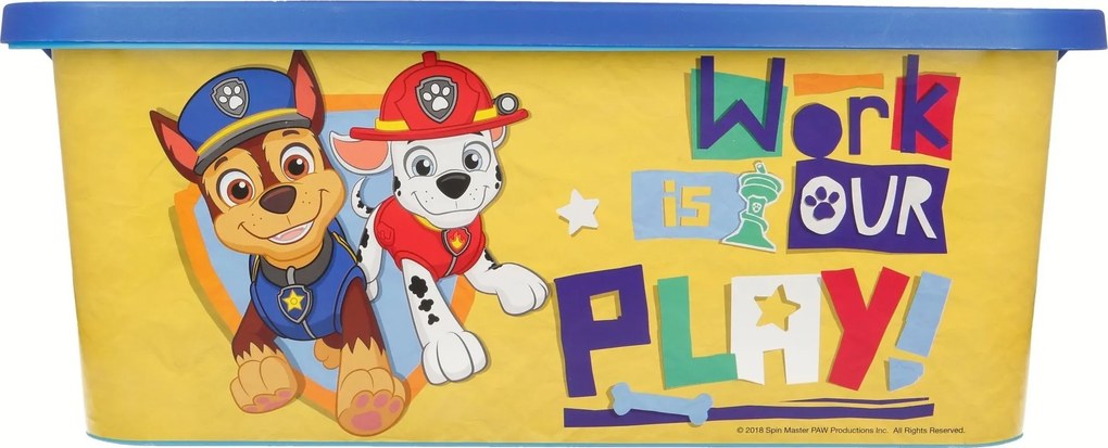 STOR Úložný box 13 l Tlapková patrola