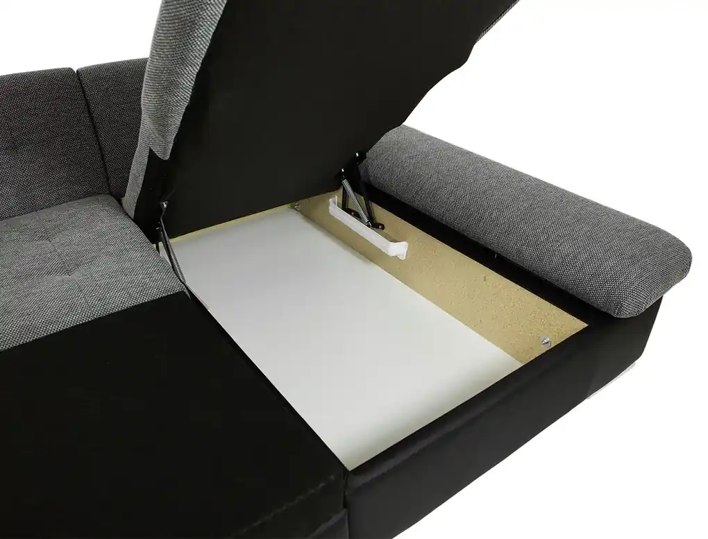 Luxusná sedacia súprava Agapi, čierna / sivá | BIANO