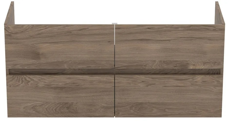 Závesná skrinka pod umývadlo v dekore orecha v prírodnej farbe 120x55 cm Eurovit+ – Ideal Standard