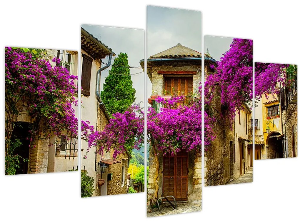 Obraz - Stredomorská lenivá ulička (150x105 cm)