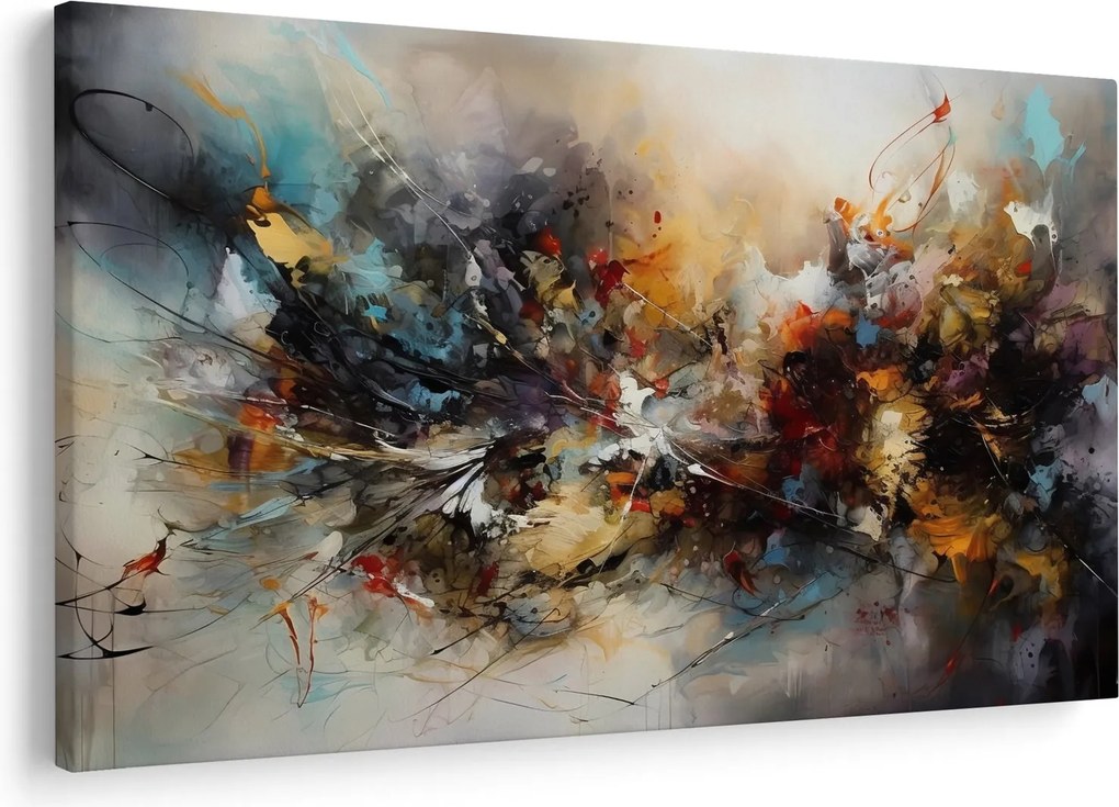 Obraz - Abstraktná grafika (90x60 cm)