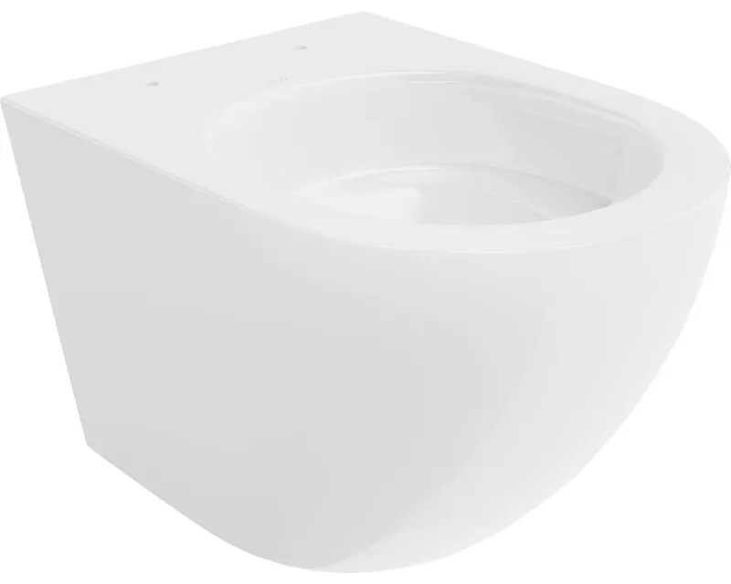Mexen Lena, závesná WC misa 490x360x340 mm, Rimless Tornádo, biela lesklá, 3322XX00T