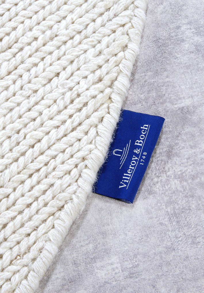 Kusový koberec Villeroy & Boch 106048 White kruh, 200x200 (priemer) kruh, biela, obývacia izba, Villeroy & Boch