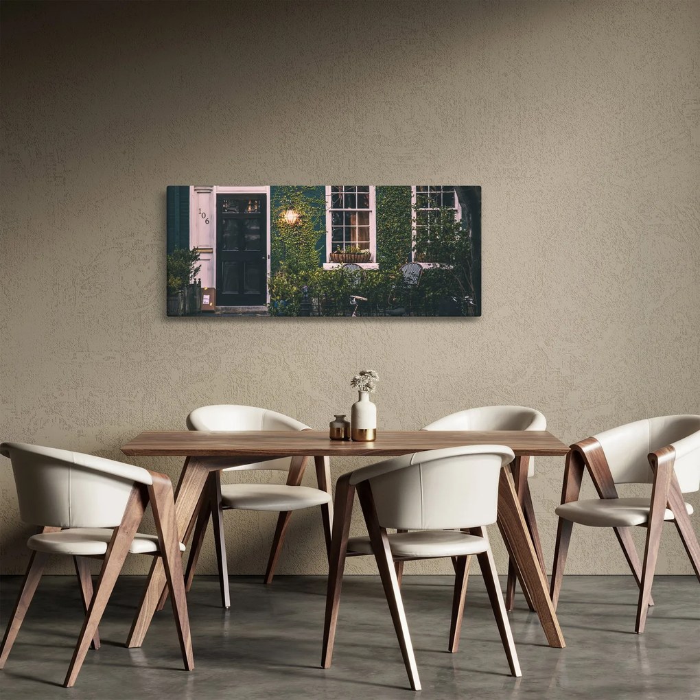 Obraz - Doma z prechádzky (120x50 cm)