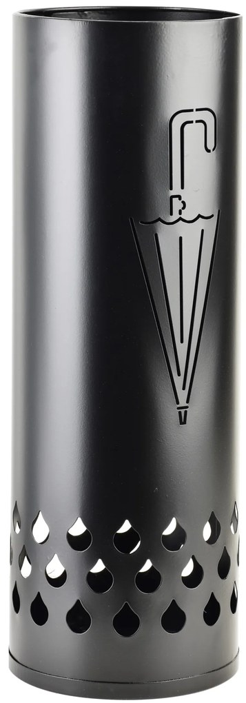 Stojan na deštníky CEDRA 51 cm černý