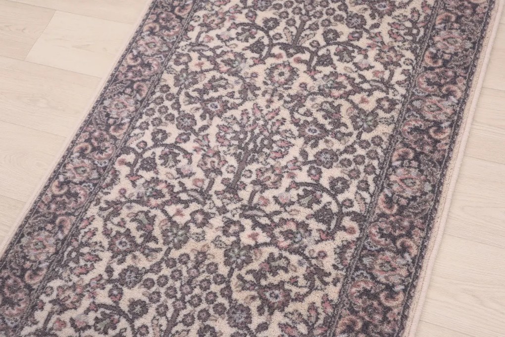 Orientálny behúň na mieru Isfahan Forenza alabaster, šíre 80 cm, ružová, chodba / predsieň, Agnella