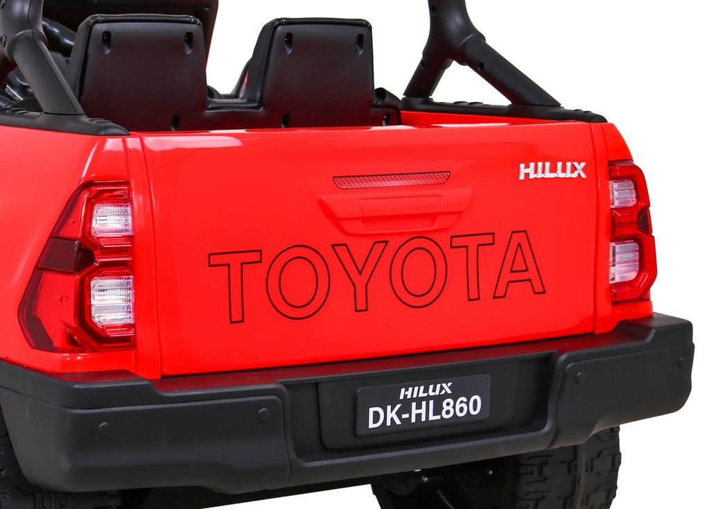 RAMIZ Elektrické autíčko Toyota Hilux DK-HL860 - červená - motor 4x45W - BATÉRIA - 1x12V14Ah - 2024