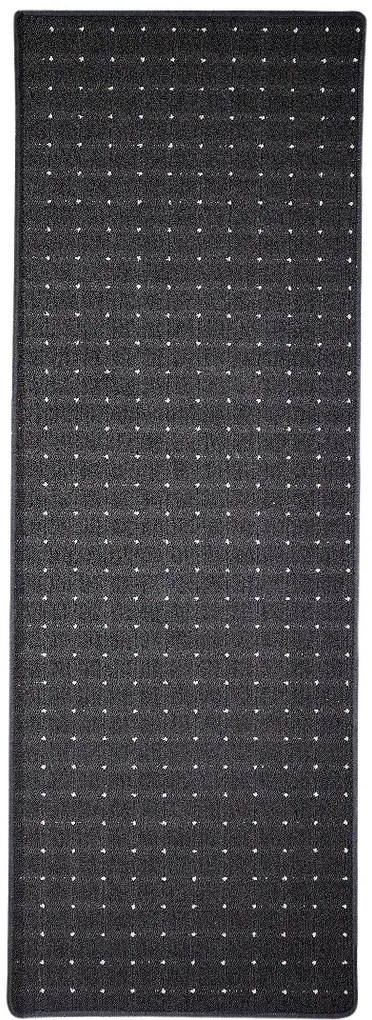 Condor Carpets Behúň na mieru Udinese antracit s obšitím - šíre 40 cm s obšitím