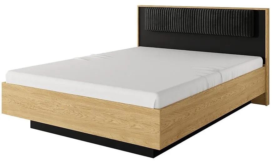Posteľ Baltic C 160 dub dub baltic/čierna