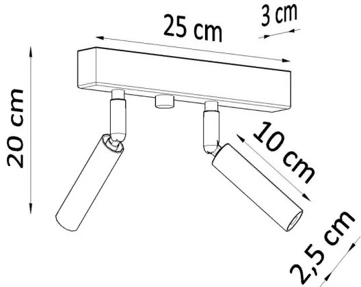 Bodové svietidlo EYETECH 2xG9/12W/230V biela