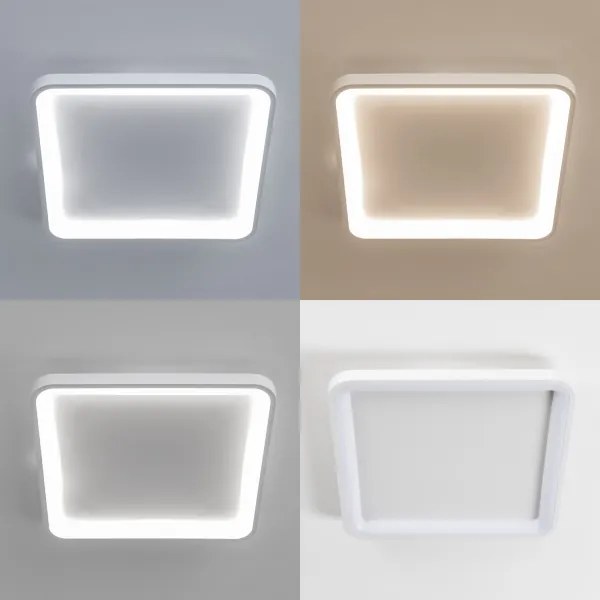 Brilagi - LED stmievateľné stropné svietidlo FALCON SLIM LED/50W/230V 50x50 cm biele + diaľkový ovládač