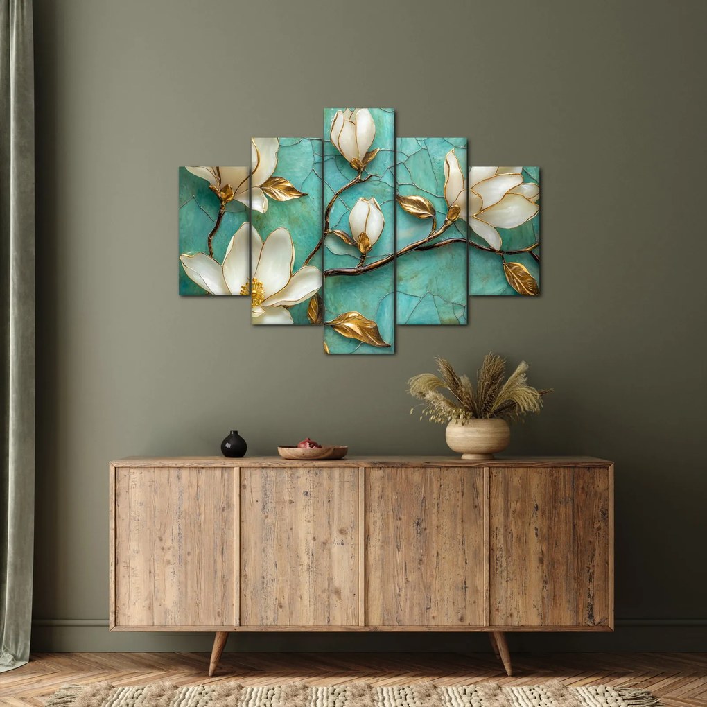 Obraz - 3D magnólia (150x105 cm)