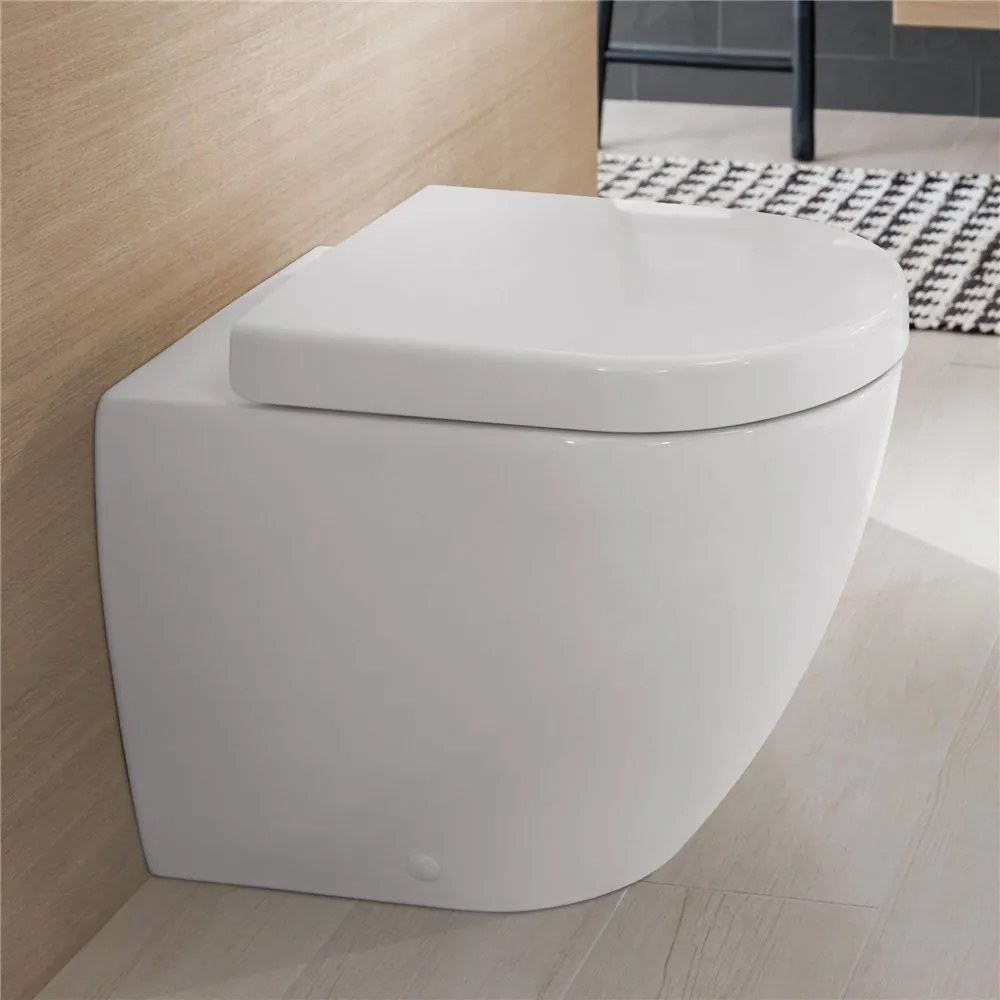 VILLEROY & BOCH Subway 2.0 WC sedátko s poklopom, s funkciou QuickRelease a Softclosing, biela alpská, 9M68S101