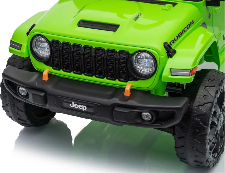 LEAN CARS Akumulátorové vozidlo Jeep Rubicon DK-JWR558 24 V, zelené
