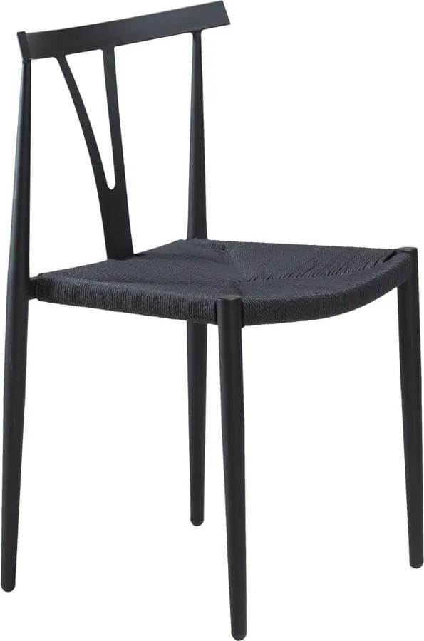 Čierna stolička DAN-FORM Denmark Alfa