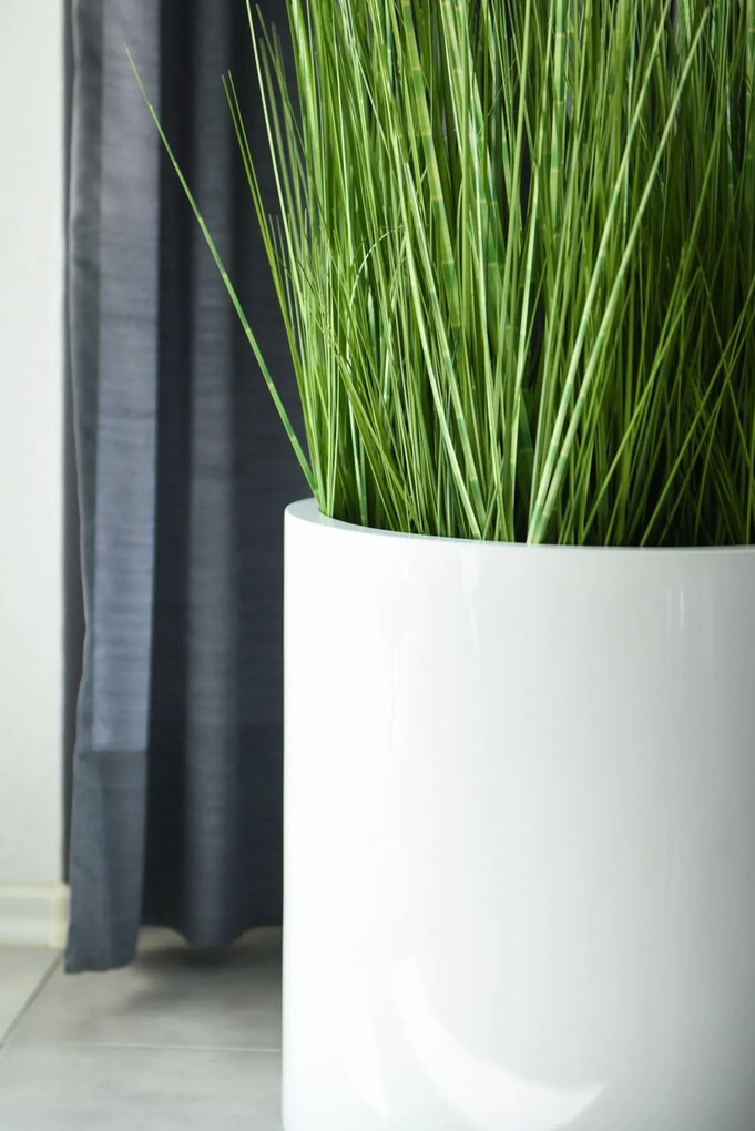 Umelá tráva v kvetináči ZEBRA, plast, výška 60 cm, zelená