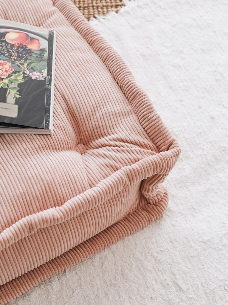 Poduška na zem BISKUVI ružová