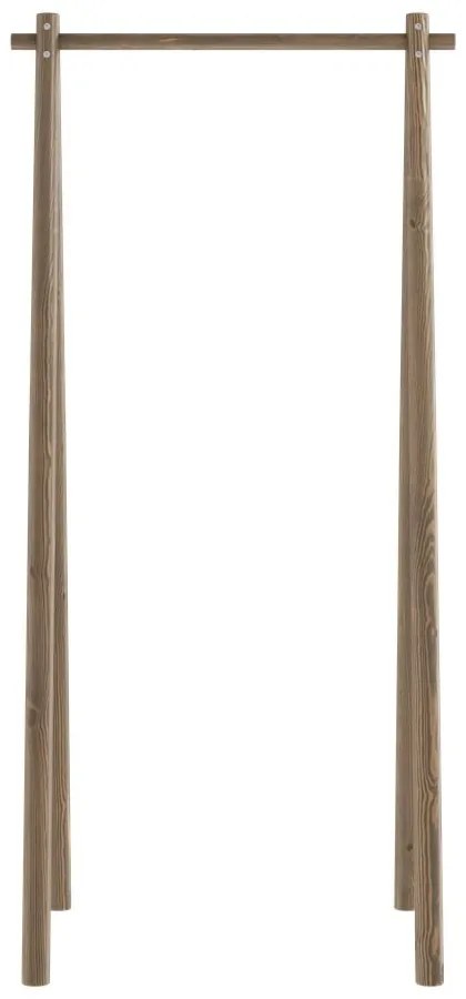 Hnedý stojan na oblečenie z borovicového dreva Hongi - Karup Design