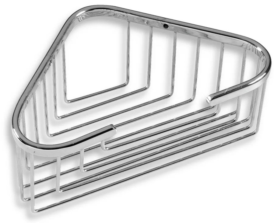 Novaservis - Rohová polička malá hlboká Metalia Drôtený program chróm, 6064,0