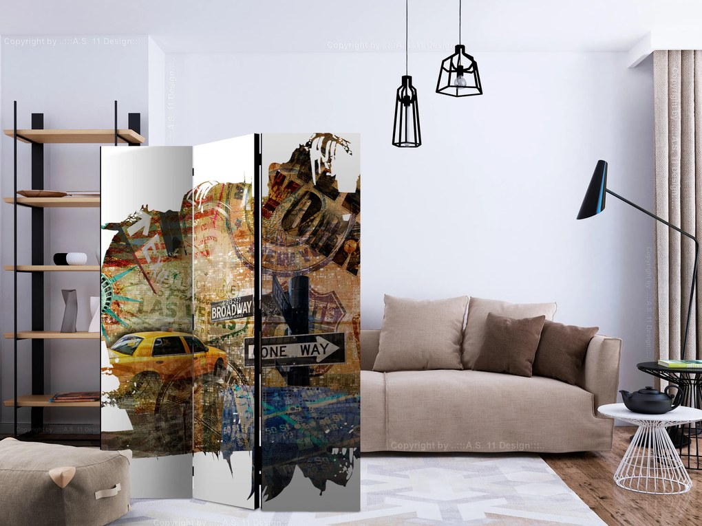 Artgeist Paraván - New York Collage [Room Dividers]