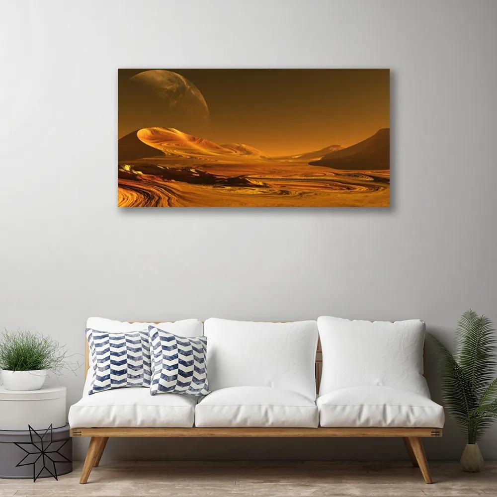 Obraz Canvas Púšť vesmír príroda 140x70 cm