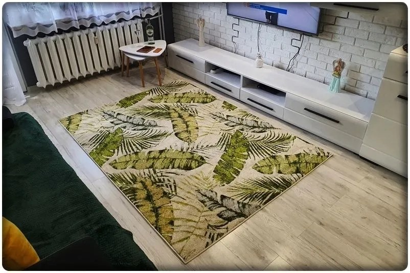 Dekorstudio Moderný koberec GARDEN so vzorom listov 716 Rozmer koberca: 200x290cm