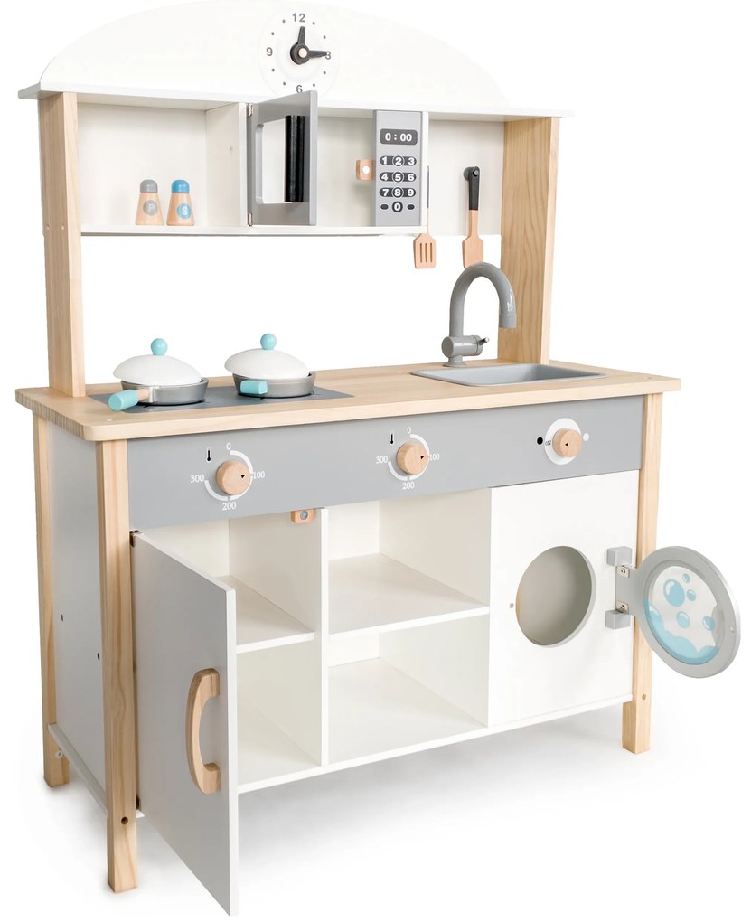 Drevená kuchynka XXL pre deti ECOTOYS