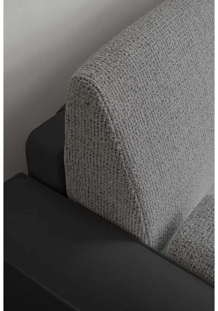 Tmavosivá rozkladacia pohovka 237 cm Wilson – Miuform