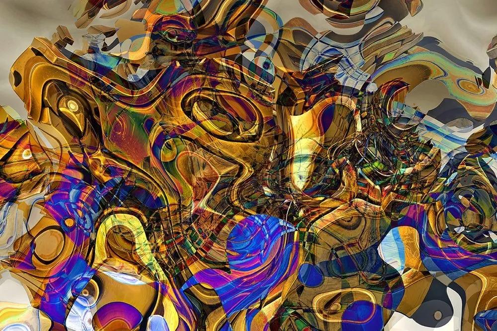 Samolepiaca tapeta plná abstraktného umenia - 300x200