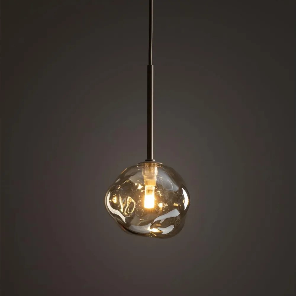 Brilagi - Závesný luster na lanku VULCANO 1xG9/8W/230V, priemer 15 cm, béžová/dýmovo béžová
