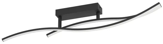 Eglo 901206 - LED Stropné svietidlo GRISOLIA LED/12W/230V 4000K čierna