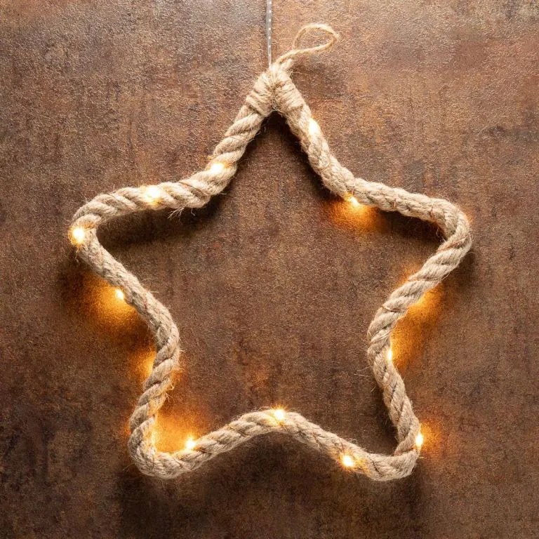 Nexos 86337 Vianočné dekorácie hviezda, 15 LED, teplá biela, 2 kusy