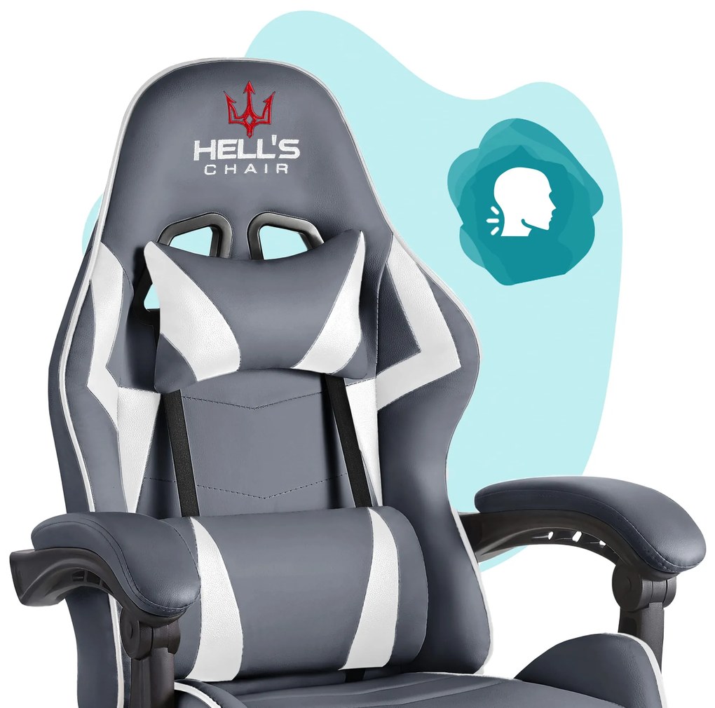 Hells Hell's Chair HC-1007 Kids herná stolička pre deti Grey