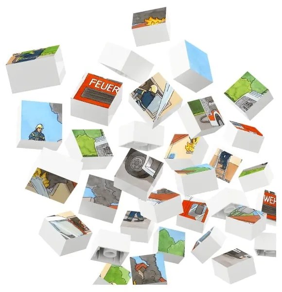 Detské puzzle Hubelino Hasičská jednotka