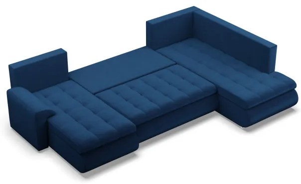 Sedacia súprava FORESTA Kronos v tvare U, pravá granátová