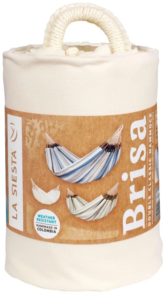 La Siesta Hojdacia sieť BRISA DOUBLE MODERN - vanilla, 100 % polypropylen