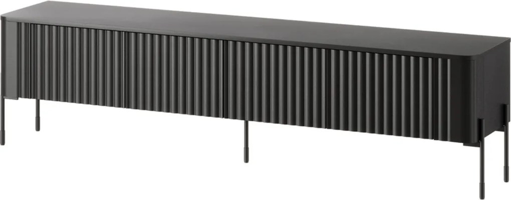 TV stolík Vera 190 cm čierny