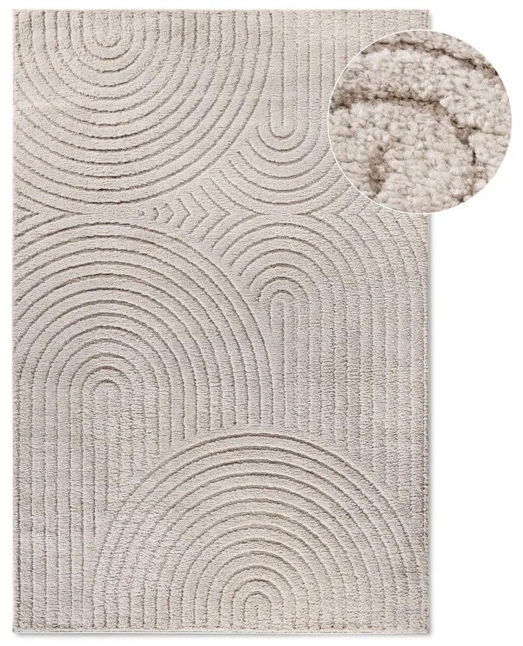Béžový koberec 160x235 cm Panglao New York Taupe – Elle Decoration