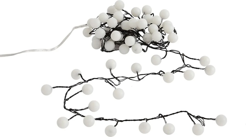 Vianočné svetelná reťaz zelená so 70 bielymi LED diódami 3,5 m IP20 - Dasher