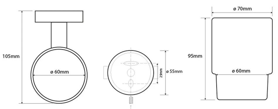 SAPHO XS900 X-steel pohár, brúsená nehrdzavejúca oceľ