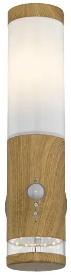 Globo 34070S - Vonkajšie nástenné svietidlo so senzorom JAICY 1xE27/15W/230V IP44