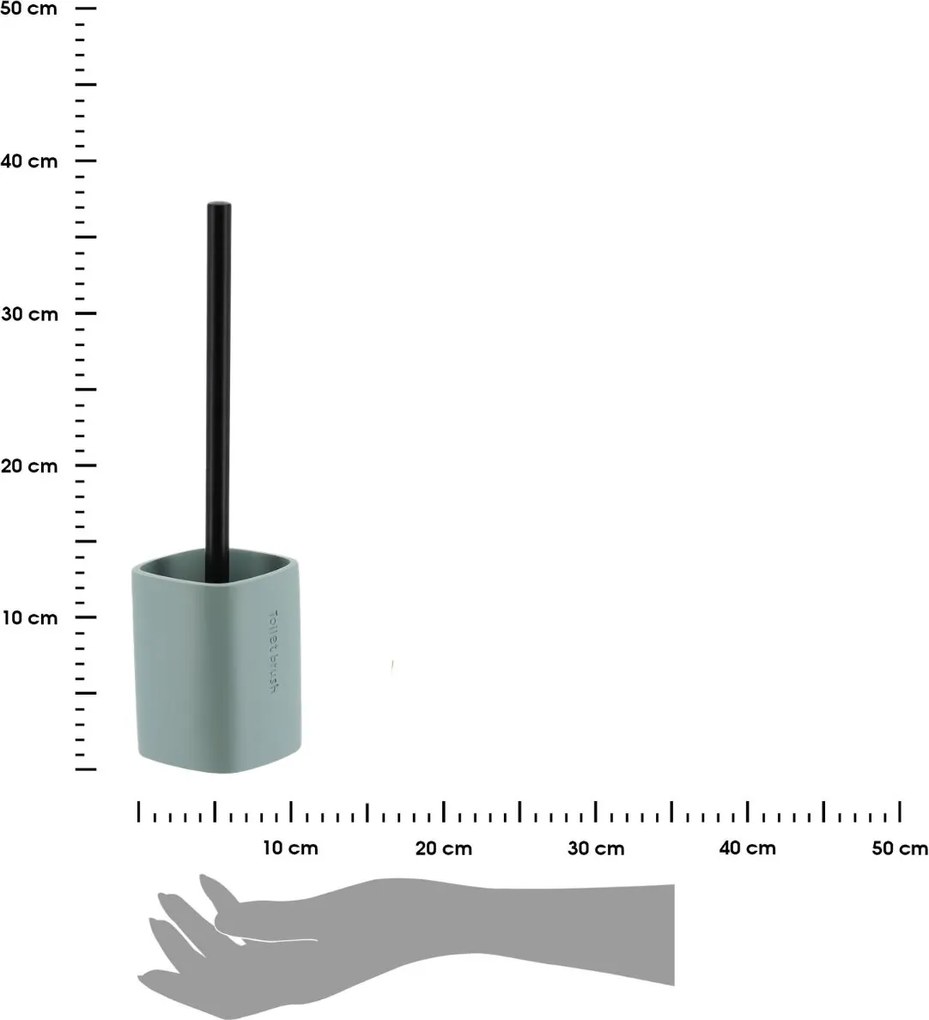 WC kefa Julia, mätová/s čiernymi prvkami