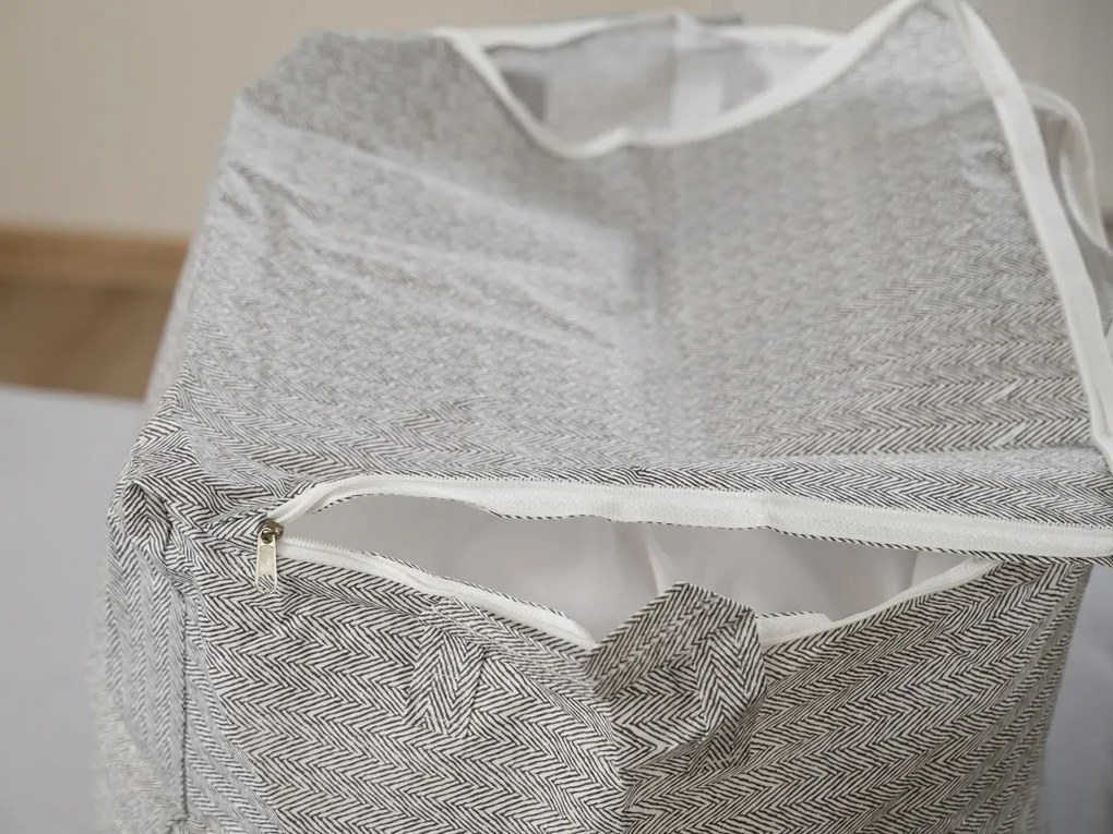 Organizér na oblečenie SENCA 150l sivý