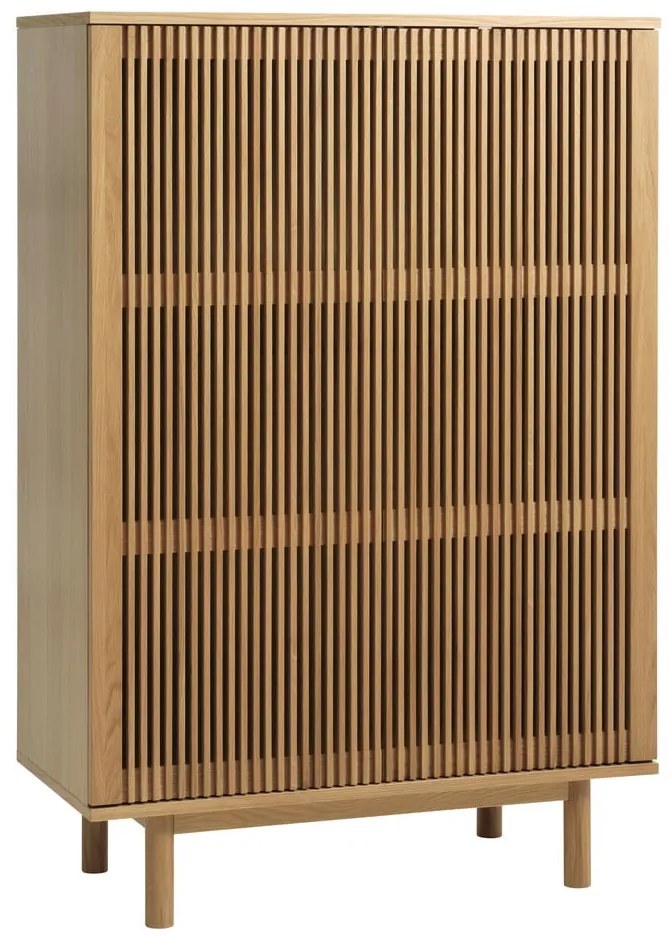 Skrinka v dekore duba v prírodnej farbe 95x140 cm Tiber – Unique Furniture