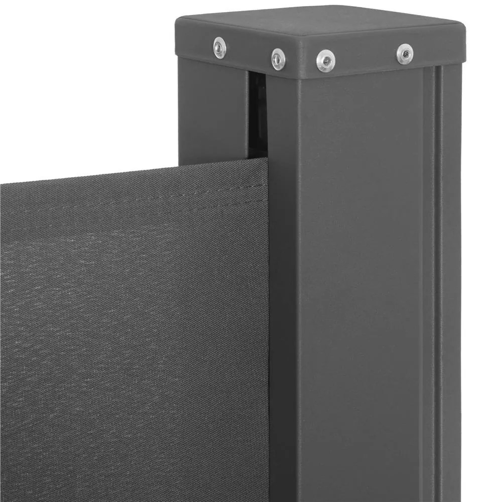 Bočná markíza 160 x 300 cm SPRINGOS AW0002 - tmavosivá