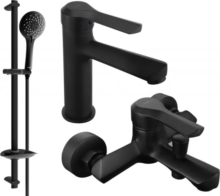 Mexen Sabre DB74 vaňová súprava, čierna - 72103DB74-70