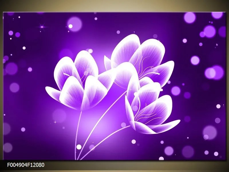 Obraz na plátne Fialový kvet, Obdĺžnik 120x80cm 87,92 €