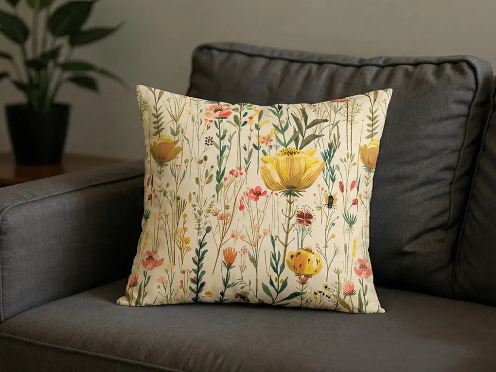 Mikroflanelová obliečka na vankúš RIVEMA 40x50 cm, farebná