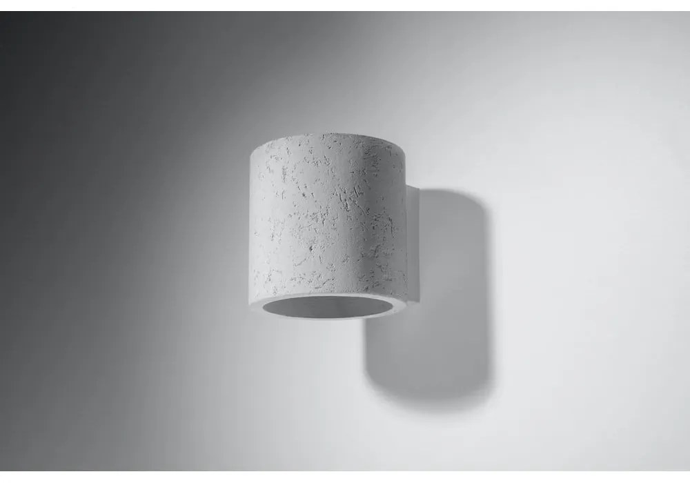 Betónové nástenné svietidlo Nice Lamps Roda